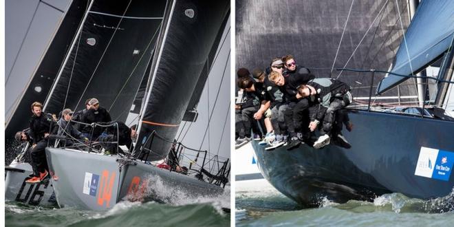 The young German team racing Silva Neo is tied on points with Tony Dickin's British Farr designed Jubilee ©  Fast40+ / Ocean Images